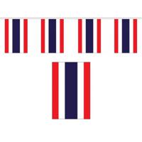 Thailand Vlaggetjes vlaggenlijn slinger - 900 cm - polyester - binnen/buiten - versiering/feestart