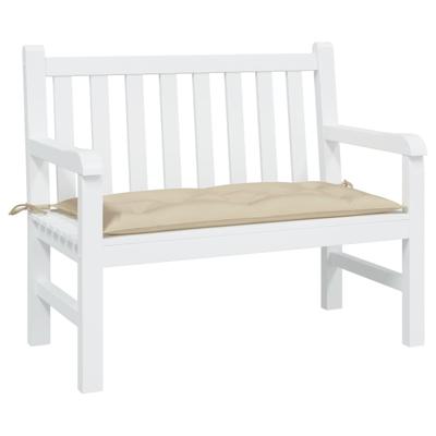 VidaXL Tuinbankkussen 100x50x7 cm oxford stof beige
