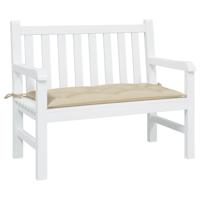 VidaXL Tuinbankkussen 100x50x7 cm oxford stof beige