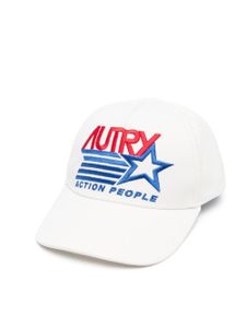 Autry casquette à logo brodé - Blanc