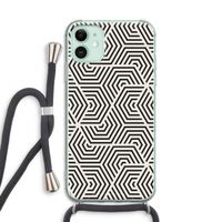 Magic pattern: iPhone 11 Transparant Hoesje met koord