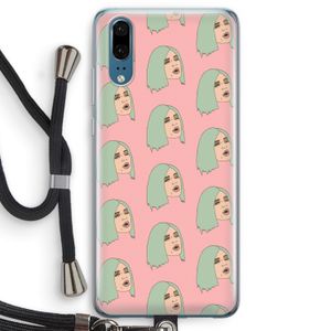 King Kylie: Huawei P20 Transparant Hoesje met koord
