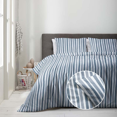 Dekbedovertrek Brush Stripes Strepen 240x200 Cm Luna Bedding - Dekbed-Discounter.nl