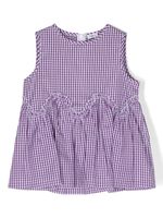 Il Gufo blouse à carreaux vichy - Violet