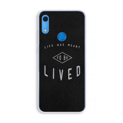 To be lived: Huawei Y6s Transparant Hoesje