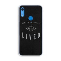 To be lived: Huawei Y6s Transparant Hoesje