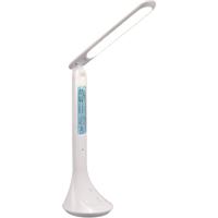 LED Bureaulamp - Trion Taty - 4W - Natuurlijk Wit 4000K - Oplaadbare batterijen - Wit - Kunststof