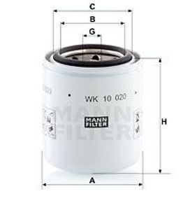 Brandstoffilter WK10020