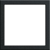 Overgangsafdekplaat mat zwart GIRA 264810