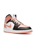 Jordan Kids baskets Jordan 1 Mid "Light Madder Root" - Blanc