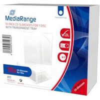 MediaRange BOX32-T CD-doosje Jewel case 1 schijven Transparant - thumbnail