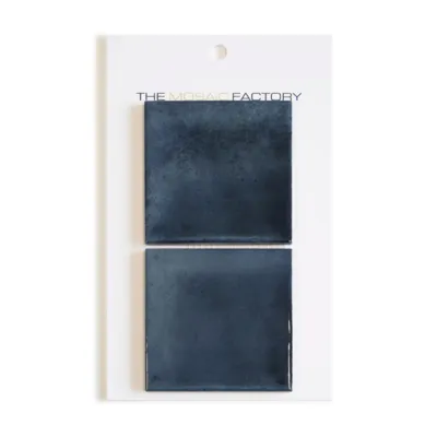 The Mosaic Factory Kasba Mozaïek Tegel Vierkant - Indigo Glanzend Porselein 297x297 mm