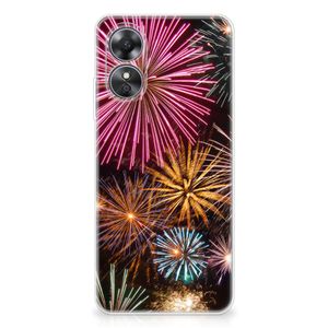 OPPO A17 Silicone Back Cover Vuurwerk