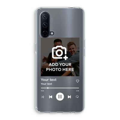 Music Player: OnePlus Nord CE 5G Transparant Hoesje