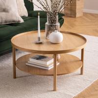 Bendt Ronde Salontafel 'Jazzmen' Eiken, 80cm