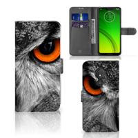 Motorola Moto G7 Power | Telefoonhoesje | Met pasjeshouder | Uil