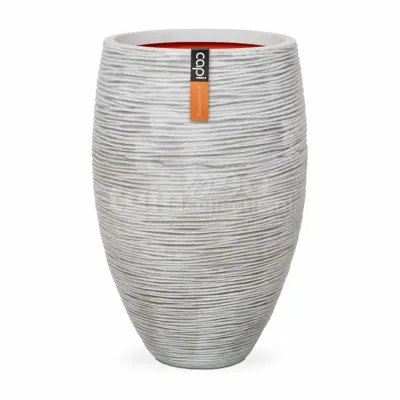 Capi Vaas Elegant Deluxe Rib Ivoor Ø56cm