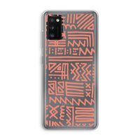 Marrakech Pink: Samsung Galaxy A41 Transparant Hoesje