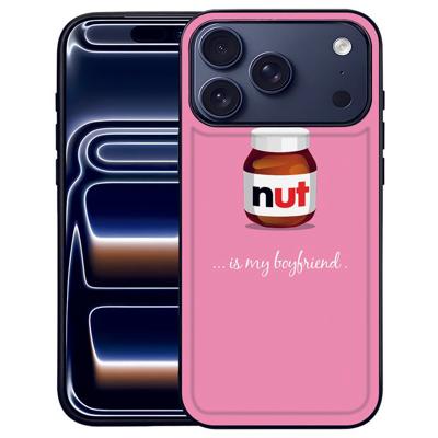 Hoesje iPhone 17 Pro Max Nut Boyfriend Zwart TPU Randen
