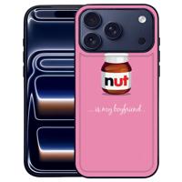 Hoesje iPhone 17 Pro Max Nut Boyfriend Zwart TPU Randen
