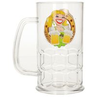 Bierfeest/Oktoberfest bierpul/bierglas plastic 400 ml