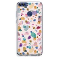 Terrazzo Memphis Pink: Huawei P Smart (2018) Transparant Hoesje - thumbnail