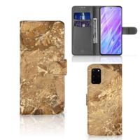 Samsung Galaxy S20 Plus | Bookcase | Marmer Creme