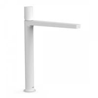 Wastafelmengkraan Tres Project 1-Knop Uitloop Recht 28.4 cm Rond Mat Wit Wastafelmengkraan Tres Project 1-Knop Uitloop Recht 28.4 cm Rond Mat Wit