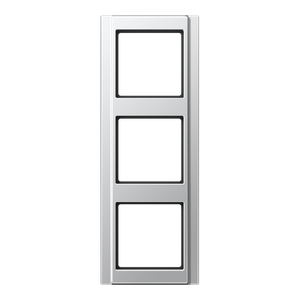 Jung A500 afdekraam 3-voudig aluminium A583AL