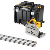 DeWalt DWS520KT Invalcirkelzaagmachine | 1300w 165mm + DWS5022 1500mm geleiderail - DWS520KT-QS