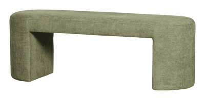 WOOOD Halbank 'Jacob' Chenille, kleur Olijfgroen