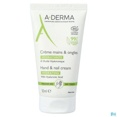 A-Derma Hydraterende Hand- en Nagelcrème Havermelk 50ml