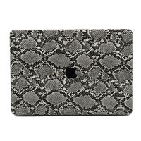 Lunso MacBook Pro 13 inch M1/M2 (2020-2022) cover hoes - case - Snake Pattern Grey - thumbnail