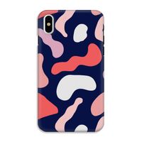 Memphis Shapes Pink: iPhone X Tough Case