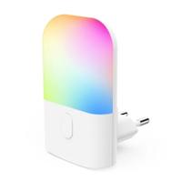 Hama Color LED Nachtlampje met Sensor voor Stopcontact + RGB Kleurenwissel Wit Hama Color LED Nachtlampje met Sensor voor Stopcontact + RGB Kleurenwissel Wit