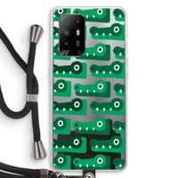Crocs: Oppo A94 5G Transparant Hoesje met koord