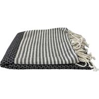 Hamamdoek - Take A Towel - fouta - 90x170 cm - 100% katoen - pestemal - Zwart - thumbnail