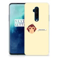 OnePlus 7T Pro Telefoonhoesje met Naam Monkey - thumbnail