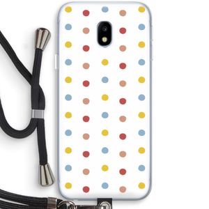Bollen: Samsung Galaxy J3 (2017) Transparant Hoesje met koord