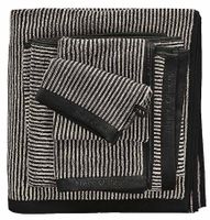 Marc O'Polo Timeless Tone Stripe Night & Oatmeal-Handdoek (50 x 100 cm) - thumbnail