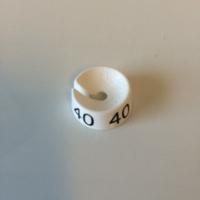 MB wit/zwart 40 voor op kledinghanger