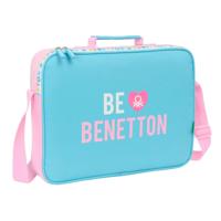 Schooltas Benetton Unique Roze Turkoois 38 x 28 x 6 cm Schooltas Benetton Unique Roze Turkoois 38 x 28 x 6 cm