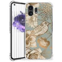 Case voor Nothing Phone (2) Vintage Bird Flowers Case voor Nothing Phone (2) Vintage Bird Flowers