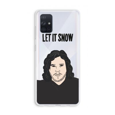 Let It Snow: Galaxy A71 Transparant Hoesje