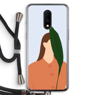 Leaf: OnePlus 7 Transparant Hoesje met koord