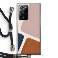 Geo #2: Samsung Galaxy Note 20 Ultra / Note 20 Ultra 5G Transparant Hoesje met koord