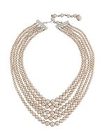 Susan Caplan Vintage collier muti-rangs en perles - Or