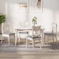 VidaXL Zitkussens 4 pcs wolkengrijs 40 x 40 x 3 cm stof