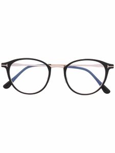 TOM FORD Eyewear lunettes de vue à monture ronde - Noir