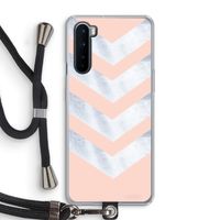 Marmeren pijlen: OnePlus Nord Transparant Hoesje met koord